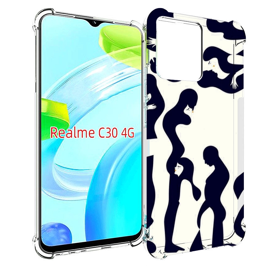 

Чехол MyPads схема-пар для Realme C30 4G / Narzo 50i Prime, Прозрачный, Tocco