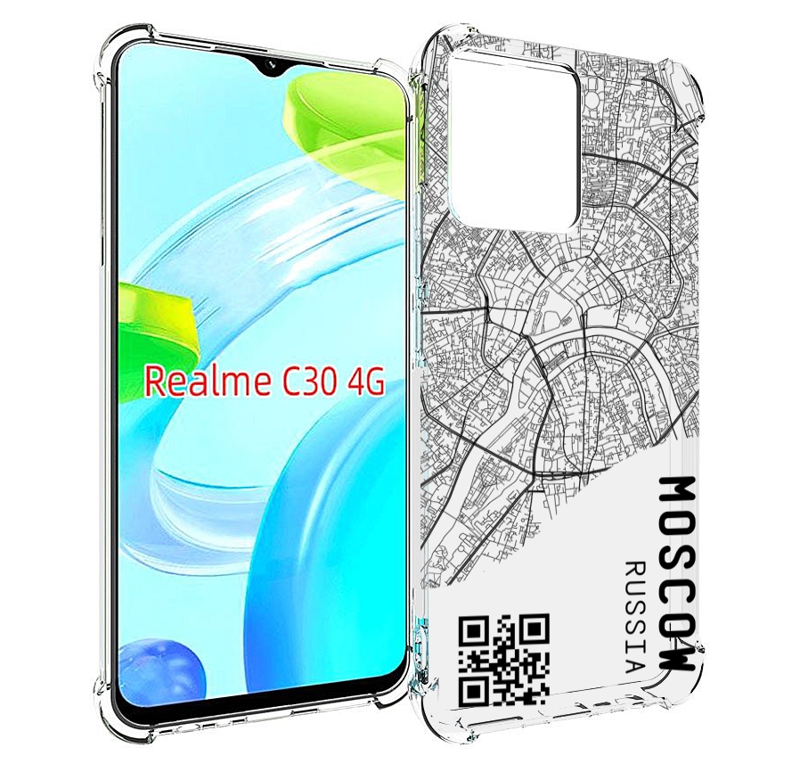 

Чехол MyPads схема-москва для Realme C30 4G / Narzo 50i Prime, Прозрачный, Tocco