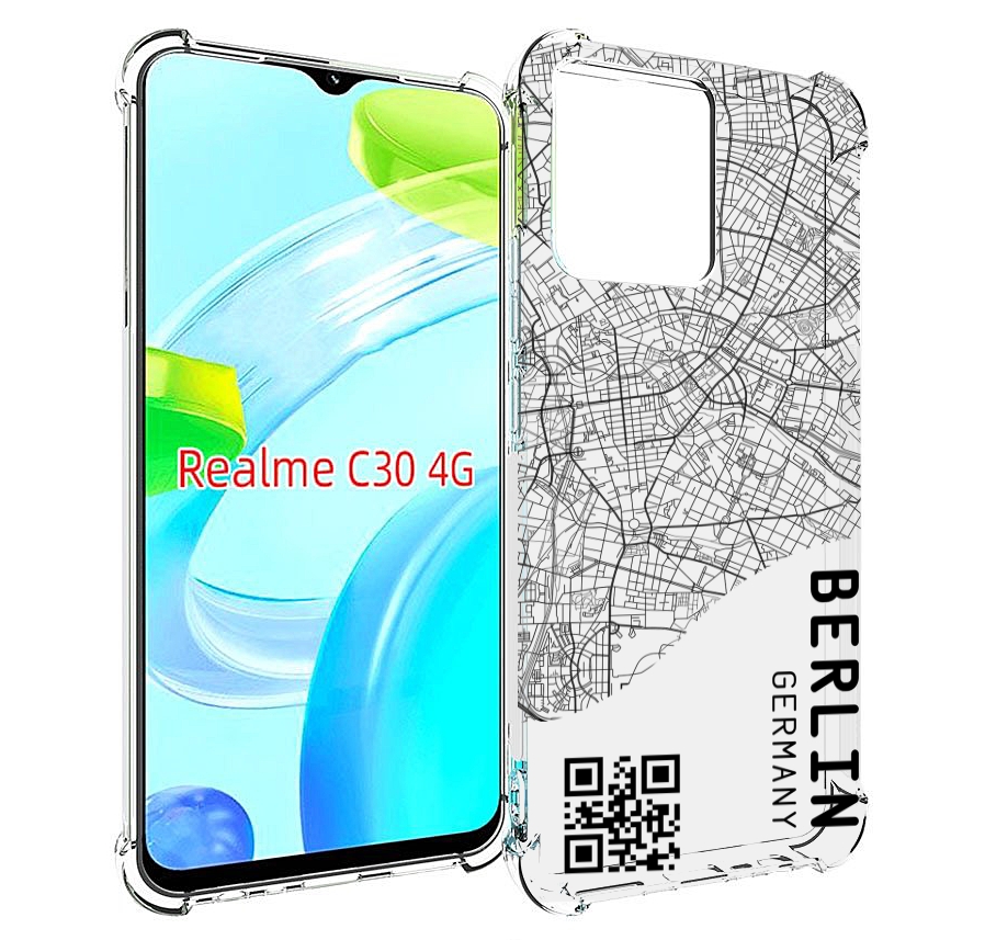 

Чехол MyPads схема-берлин для Realme C30 4G / Narzo 50i Prime, Прозрачный, Tocco
