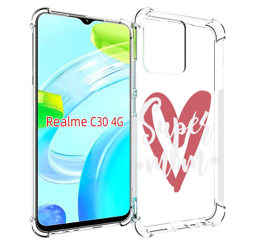 

Чехол MyPads супер-мать для Realme C30 4G / Narzo 50i Prime, Прозрачный, Tocco