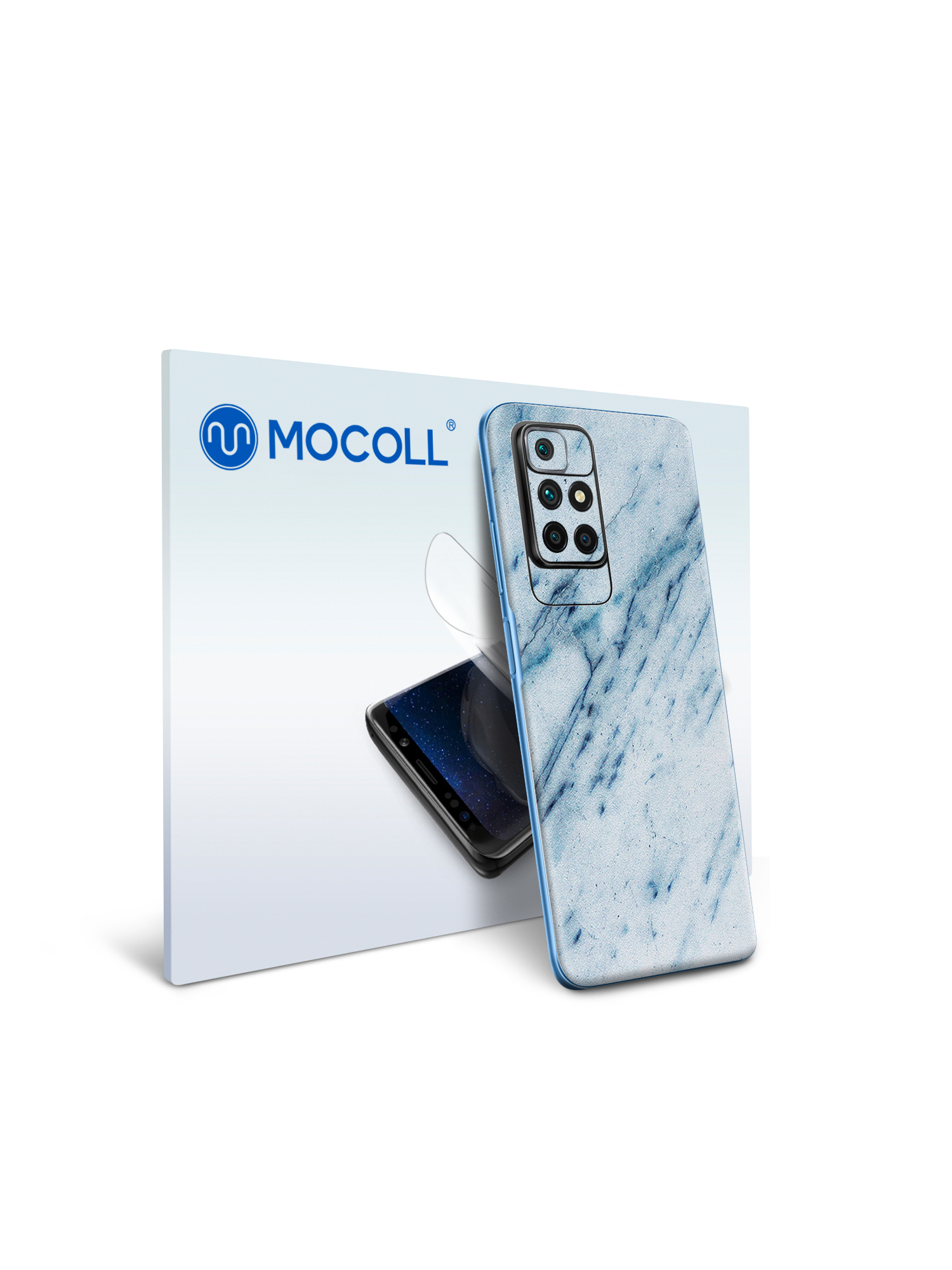 

Пленка защитная MOCOLL для задней панели Samsung Galaxy M12 Мрамор