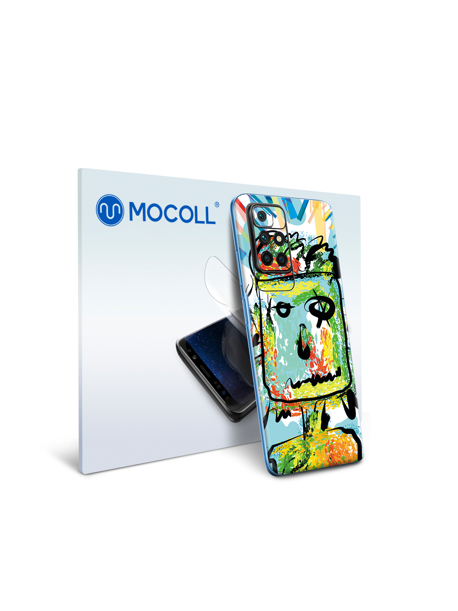 

Пленка защитная MOCOLL для задней панели Samsung Galaxy M12 Рисунок портрет