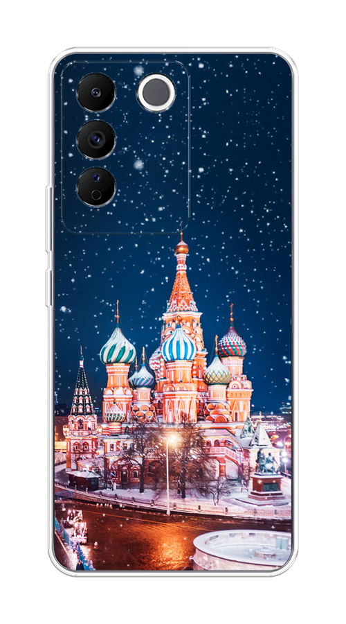 

Чехол на Vivo V27e "Москва 1", Коричневый;синий;белый, 268350-1