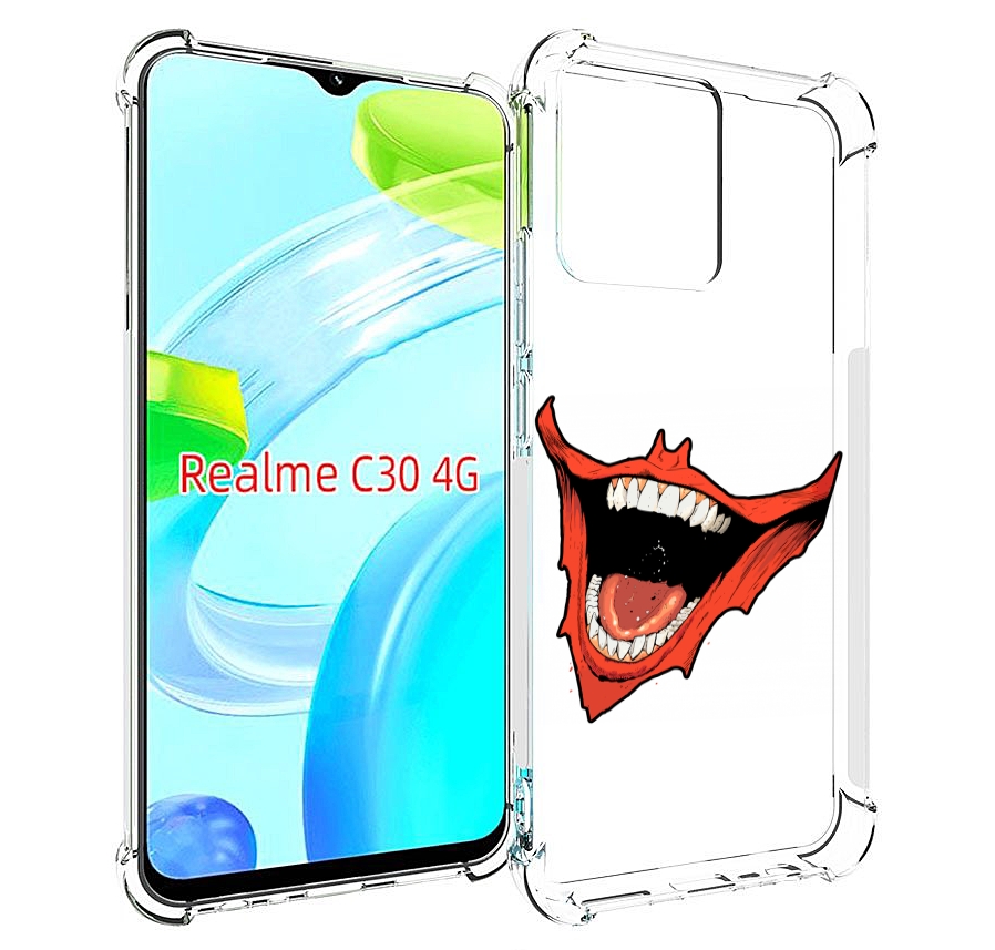 

Чехол MyPads страшная-улыбка для Realme C30 4G / Narzo 50i Prime, Прозрачный, Tocco