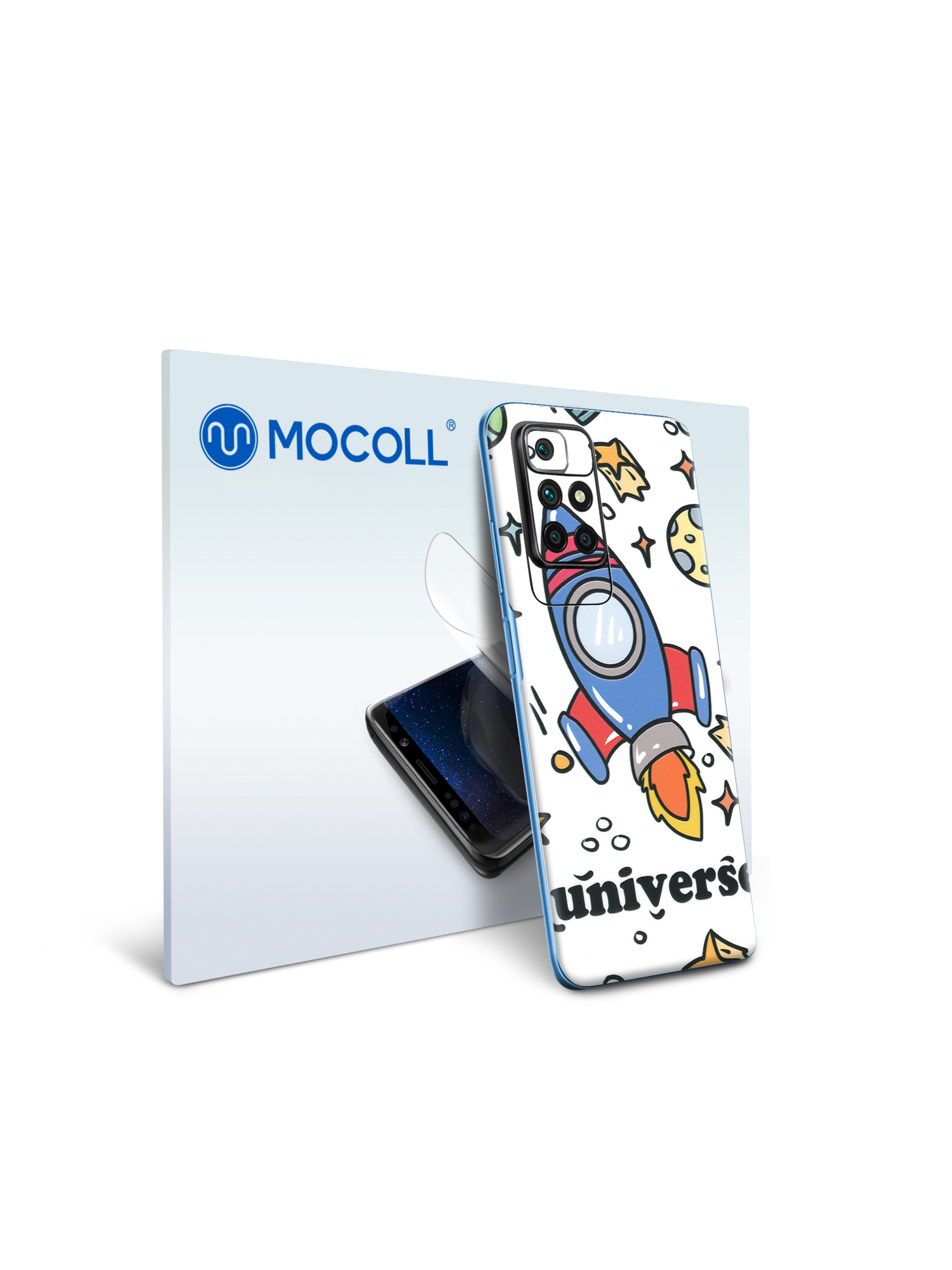 

Пленка защитная MOCOLL для задней панели Samsung Galaxy M12 Рисунок ракета