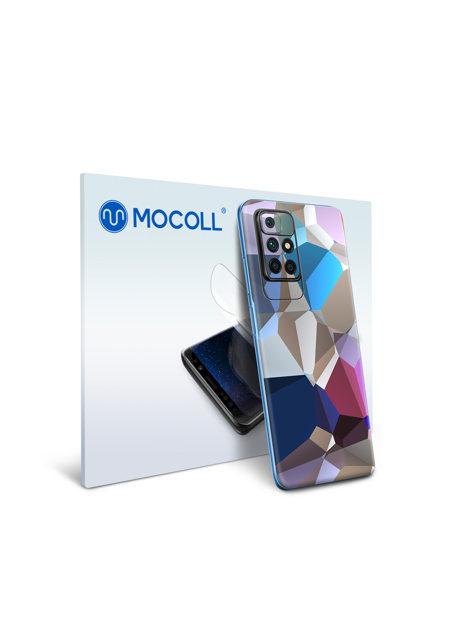 

Пленка защитная MOCOLL для задней панели Samsung Galaxy M12 Цветная мозаика