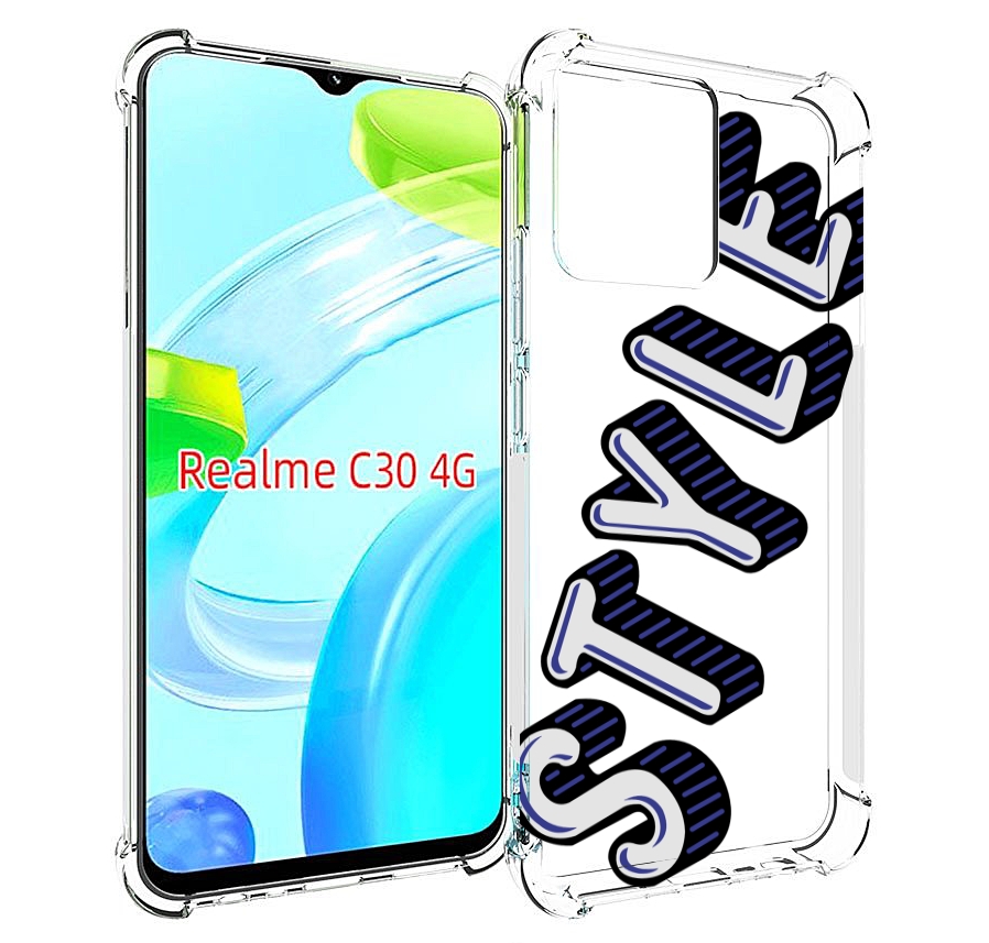 

Чехол MyPads стиль для Realme C30 4G / Narzo 50i Prime, Прозрачный, Tocco