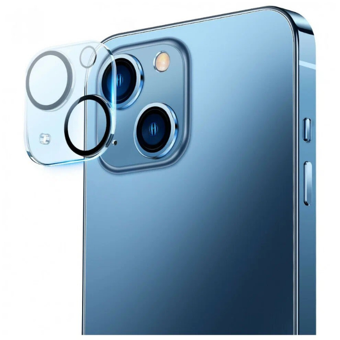 

Защитное стекло камеры iPhone 14/14 Plus блестящие (синий)