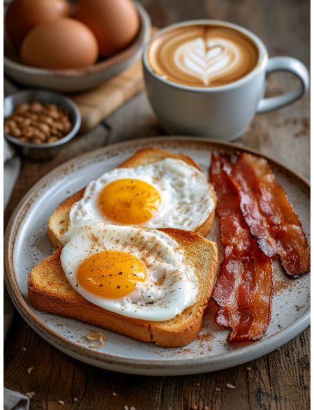 

Алмазная мозаика без подрамника Сытный завтрак, 50x40 см, 43 цветов, 84722, РА-717