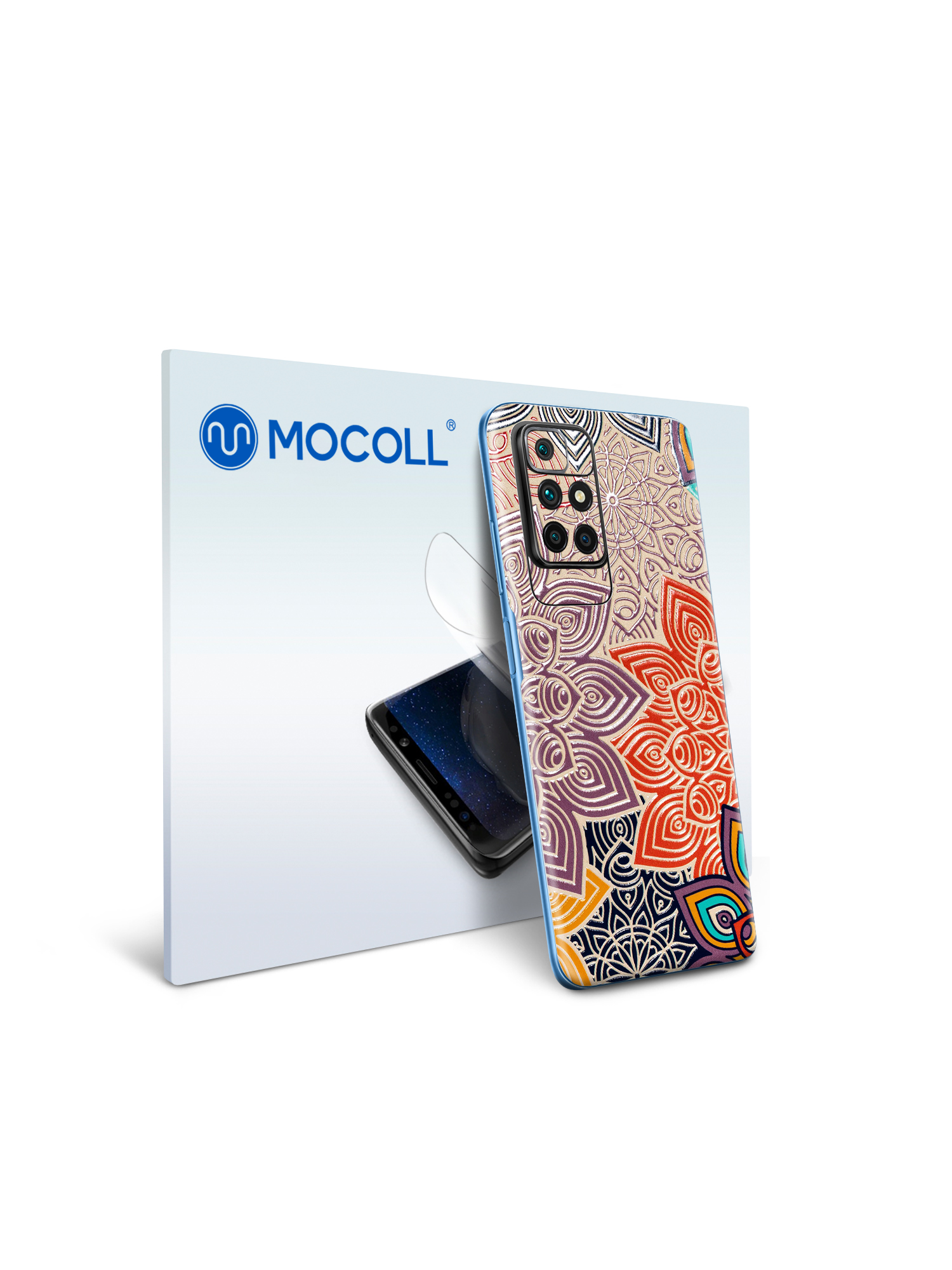 

Пленка защитная MOCOLL для задней панели Samsung Galaxy M12 Богемный узор Мандала