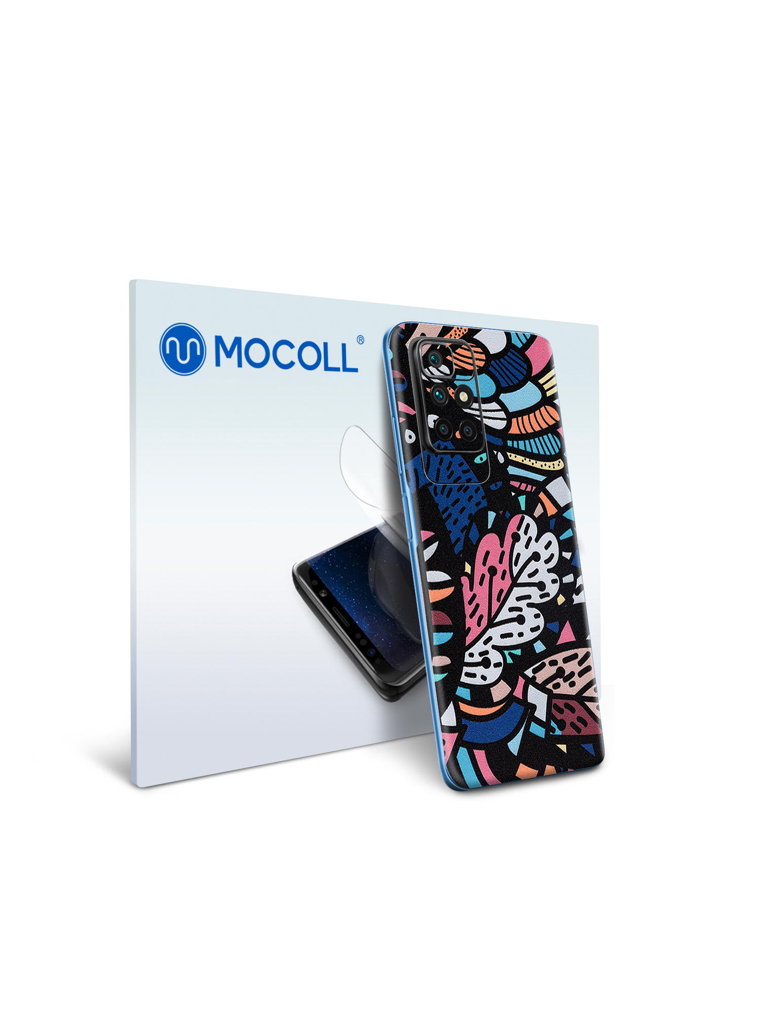 

Пленка защитная MOCOLL для задней панели Samsung Galaxy M12 Богемный узор Пальметта