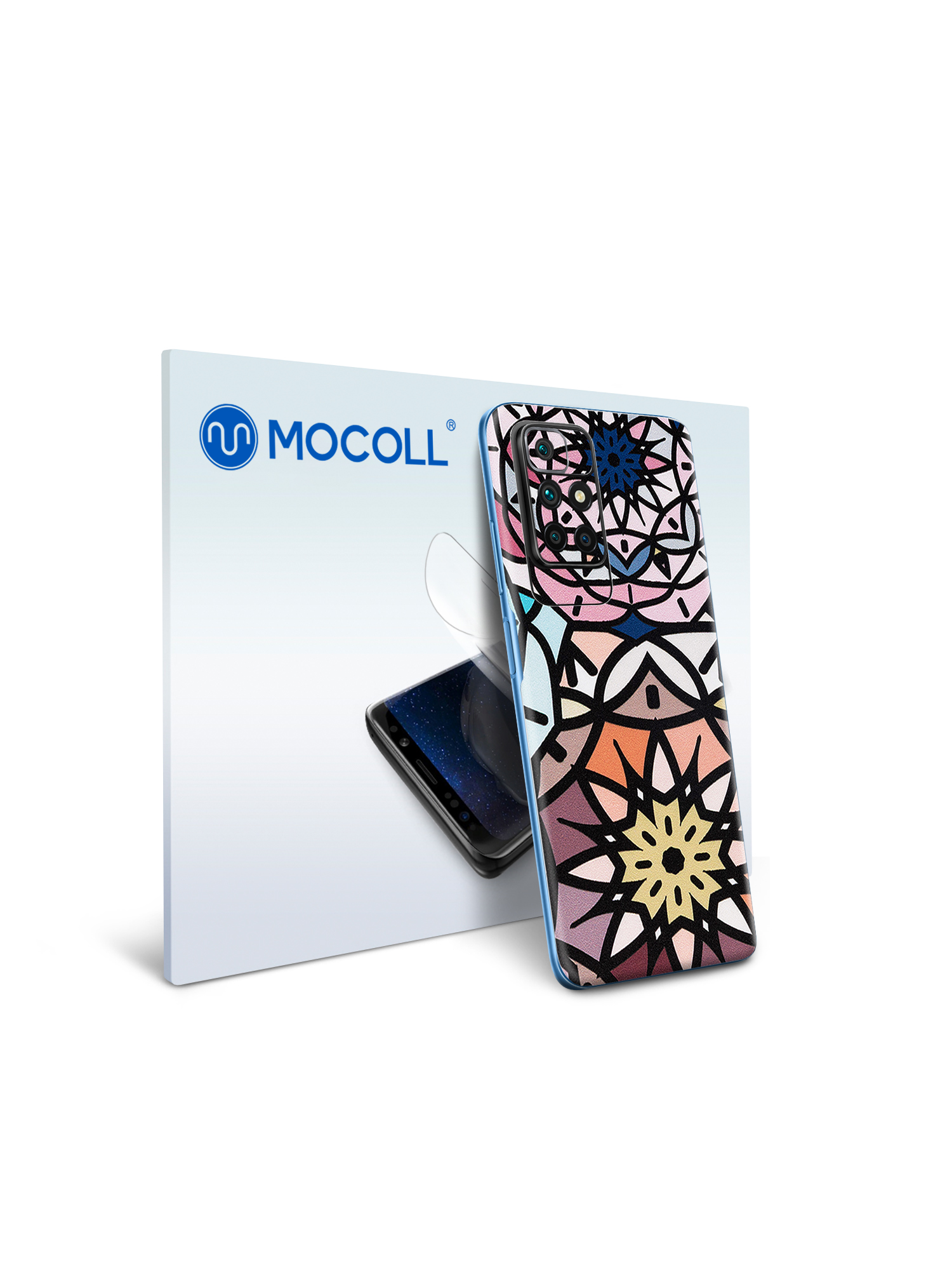 

Пленка защитная MOCOLL для задней панели Samsung Galaxy M12 Богемный узор Сюзане