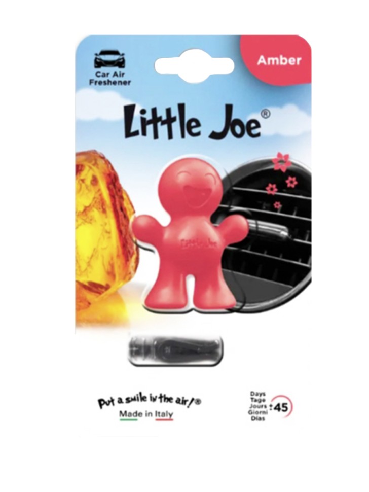 Автомобильный ароматизатор Little Joe в дефлектор amber (янтарь pink red)