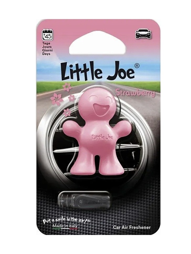 Автомобильный ароматизатор Little Joe в дефлектор strawberry (клубника rose)