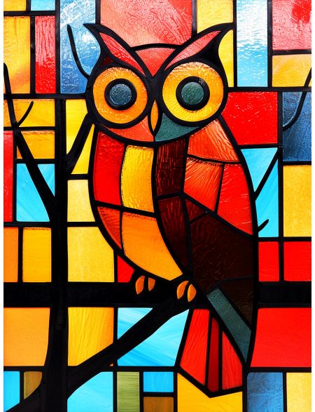 

Алмазная мозаика без подрамника Сова, 40x30 см, 50 цветов, 83749, РА-715