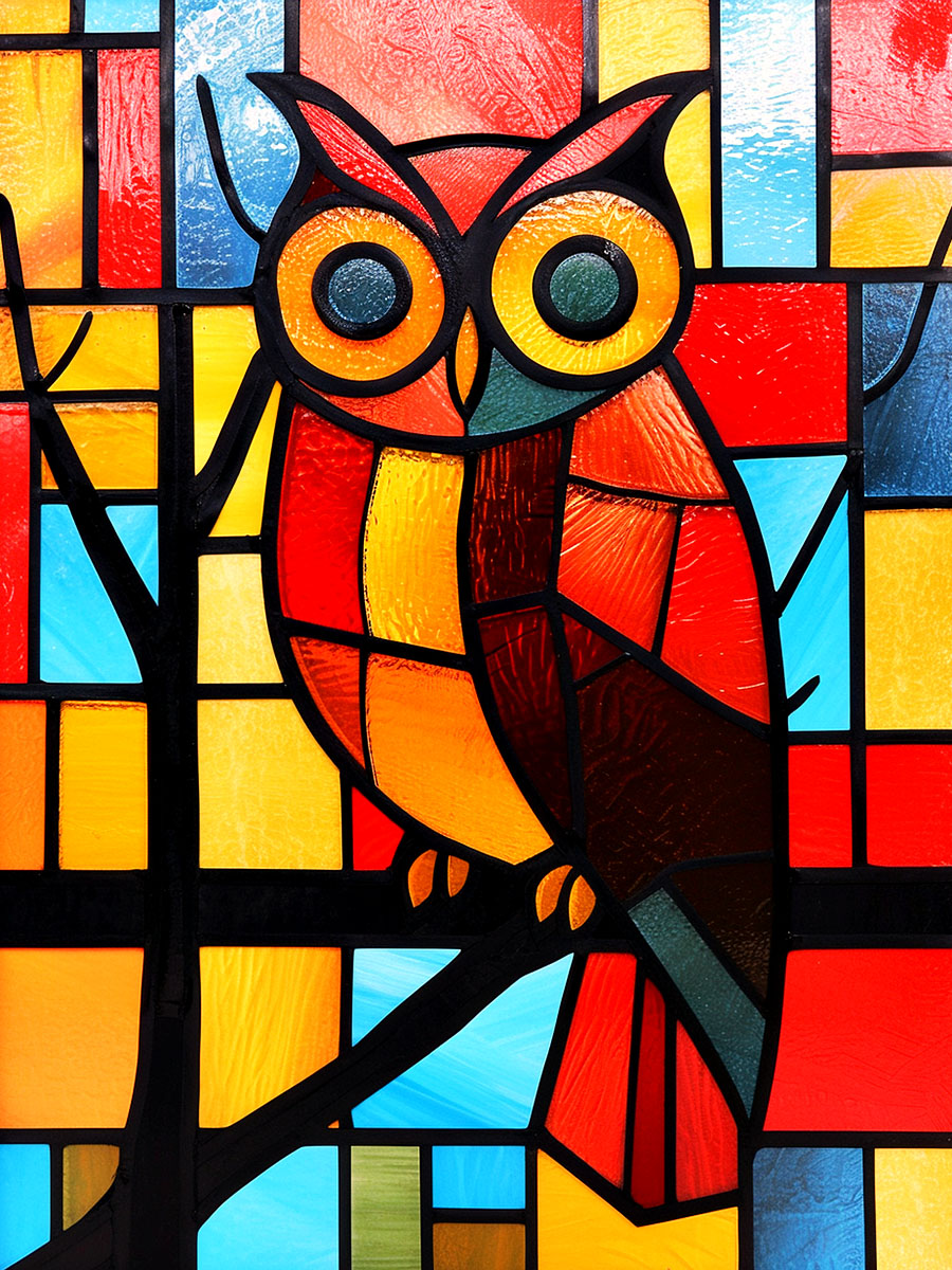 

Алмазная мозаика без подрамника Сова, 130x100 см, 50 цветов, 83748, РА-715