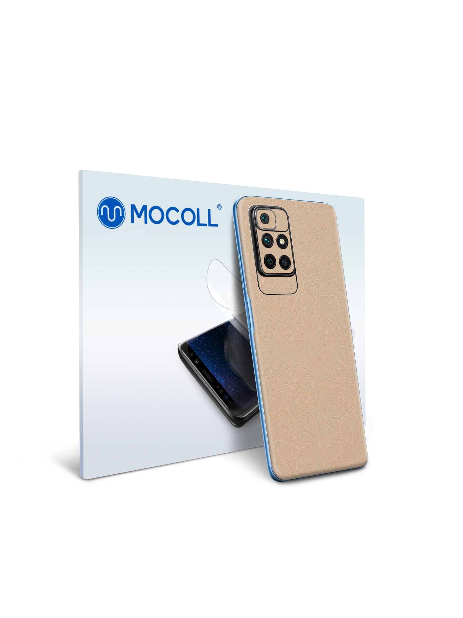 

Пленка защитная MOCOLL для задней панели Samsung Galaxy M12 Кожа Белая