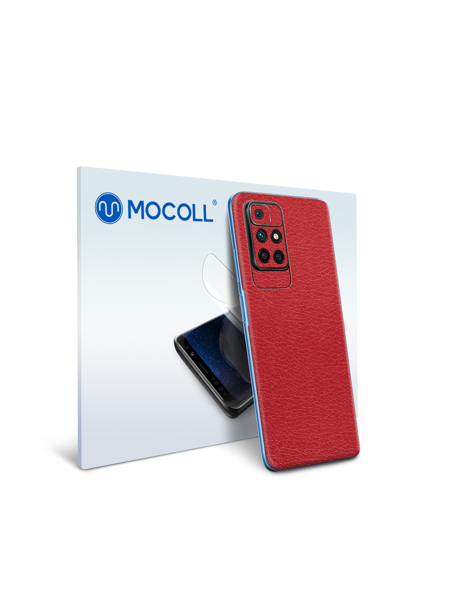 

Пленка защитная MOCOLL для задней панели Samsung Galaxy M12 Кожа Красная