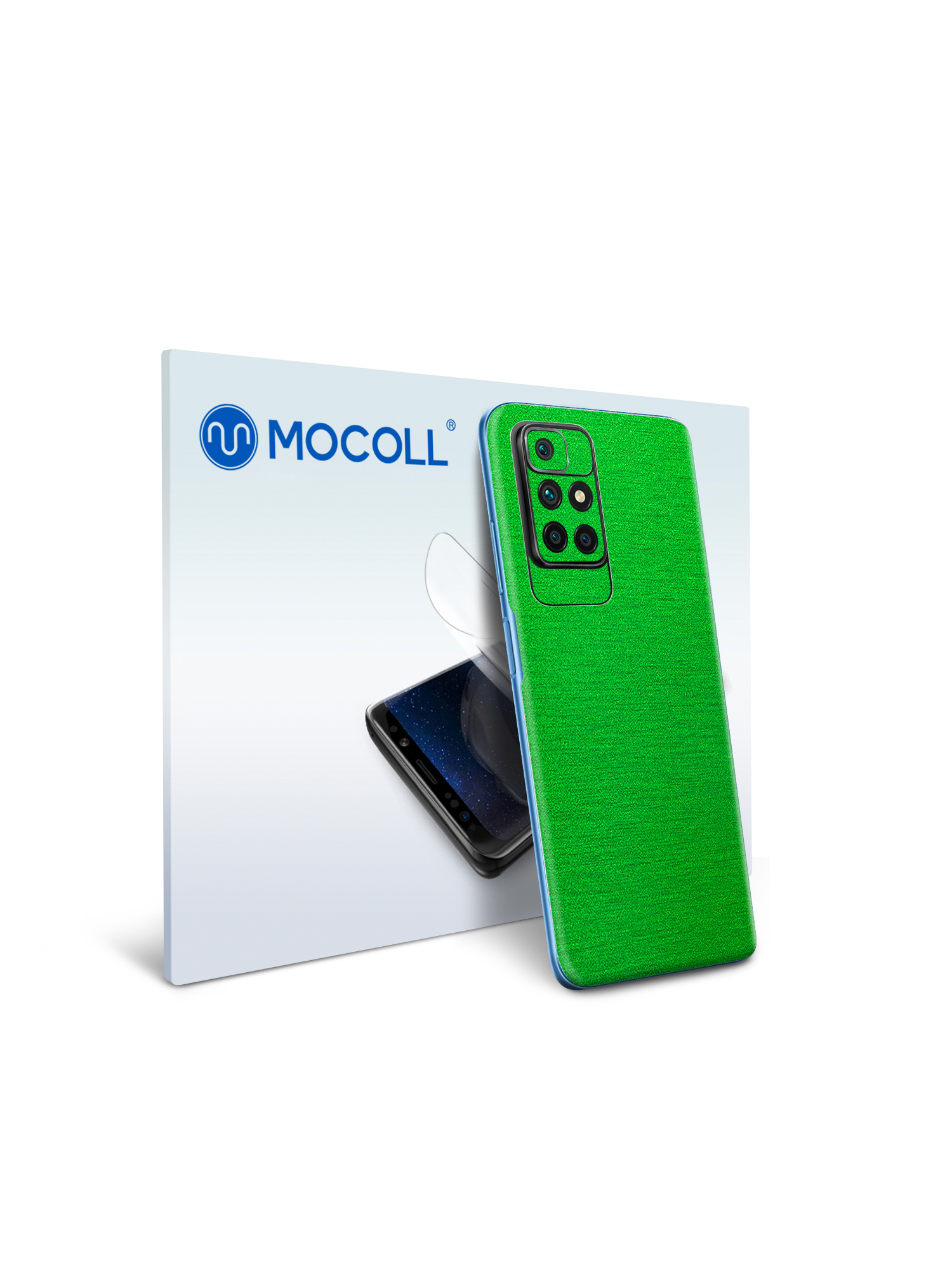 

Пленка защитная MOCOLL для задней панели Samsung Galaxy M12 Металлик Зеленый