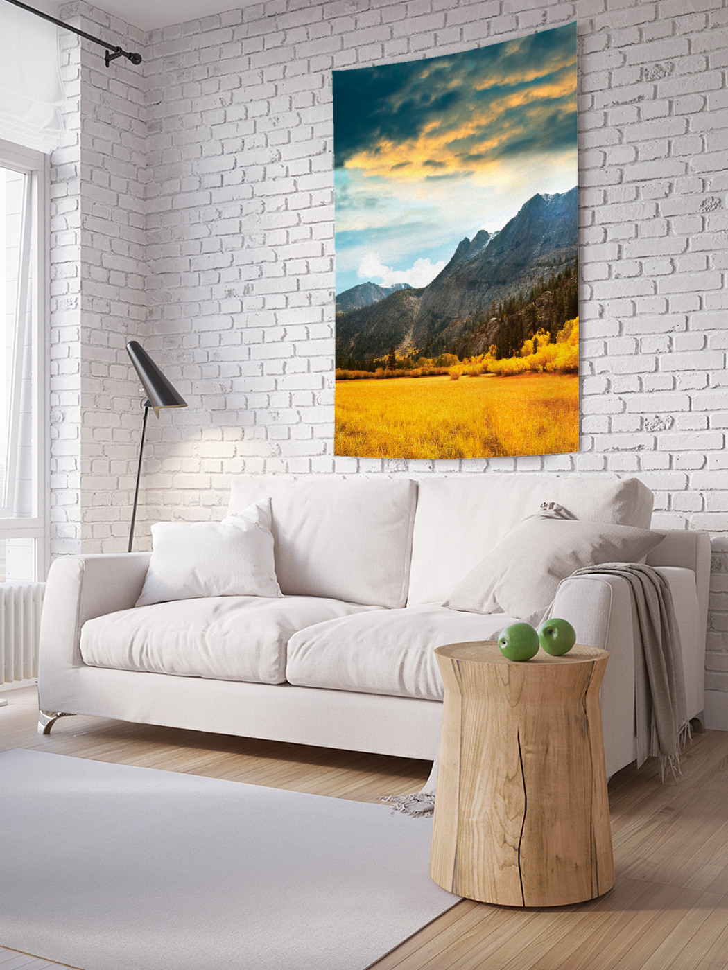 

Вертикальное фотопанно на стену JoyArty Дорога под горой 100x150 см, Дорога под горой