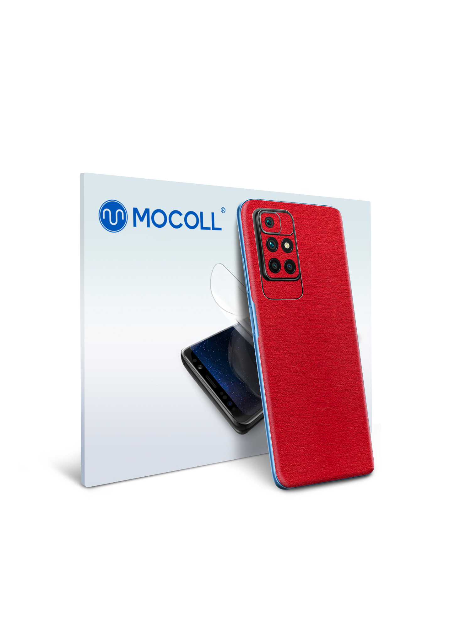 

Пленка защитная MOCOLL для задней панели Samsung Galaxy M12 Металлик Красный