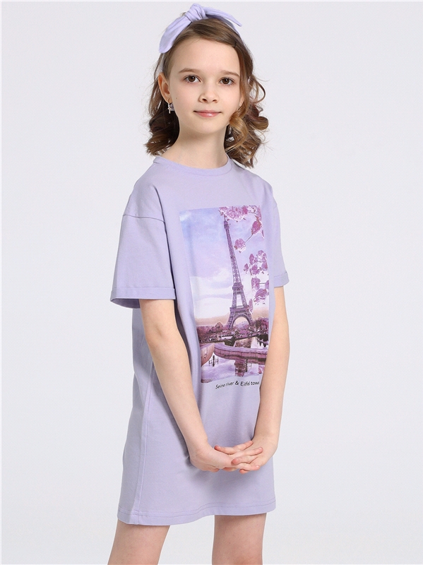 Платье детское Апрель 1ДПК4284001, светло-сиреневый248 Сиреневая башня, 158