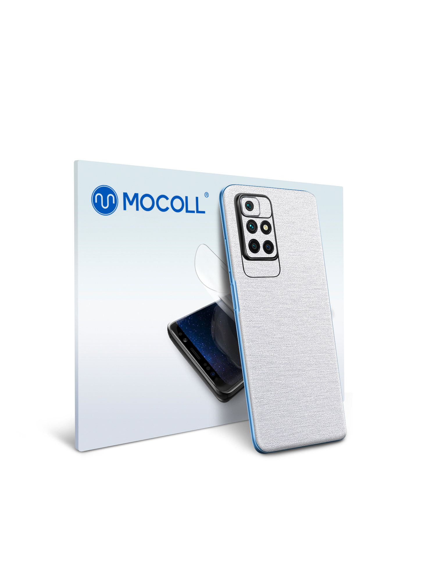 

Пленка защитная MOCOLL для задней панели Samsung Galaxy M12 Металлик Серебристый