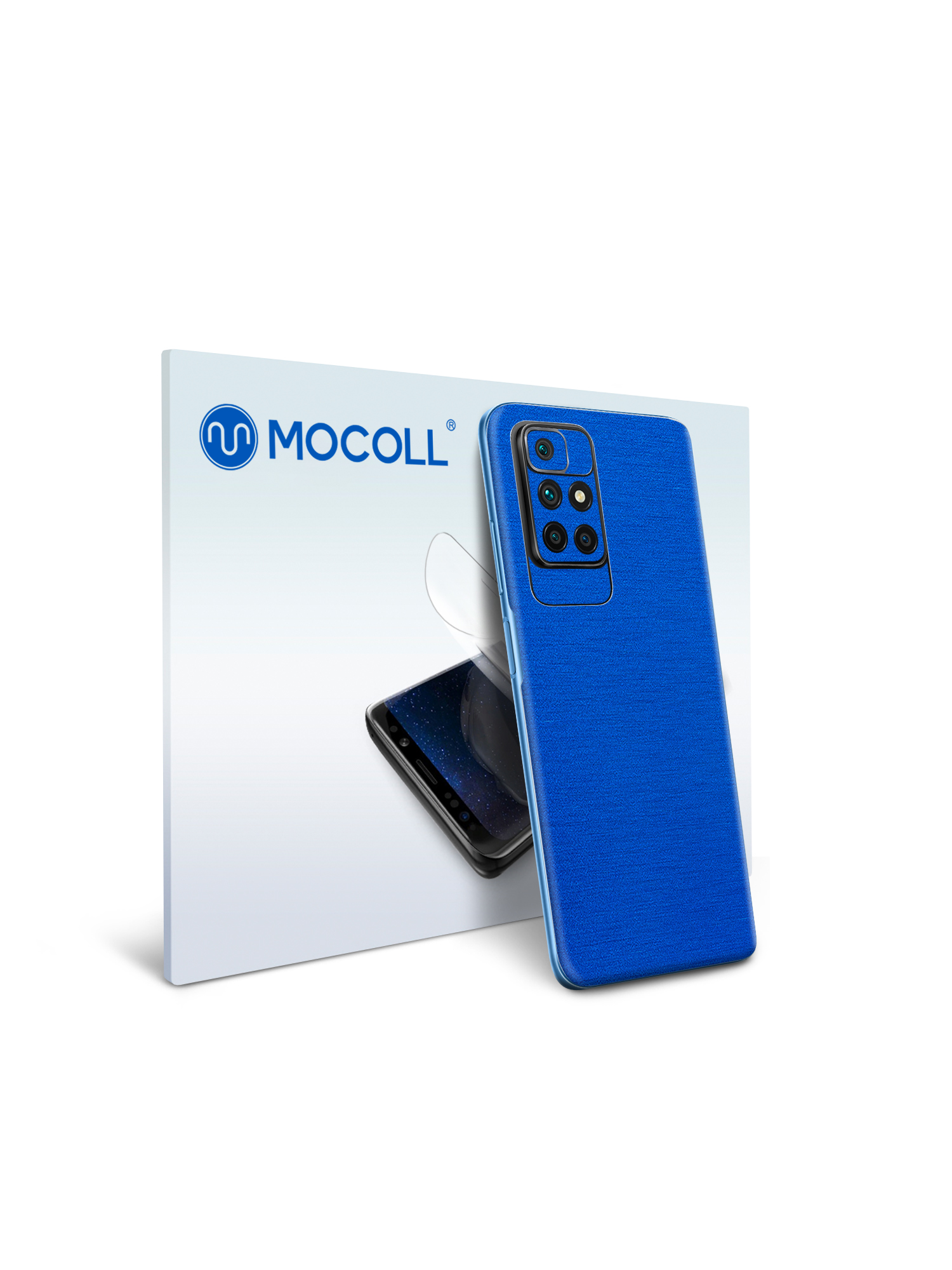 

Пленка защитная MOCOLL для задней панели Samsung Galaxy M12 Металлик Синий