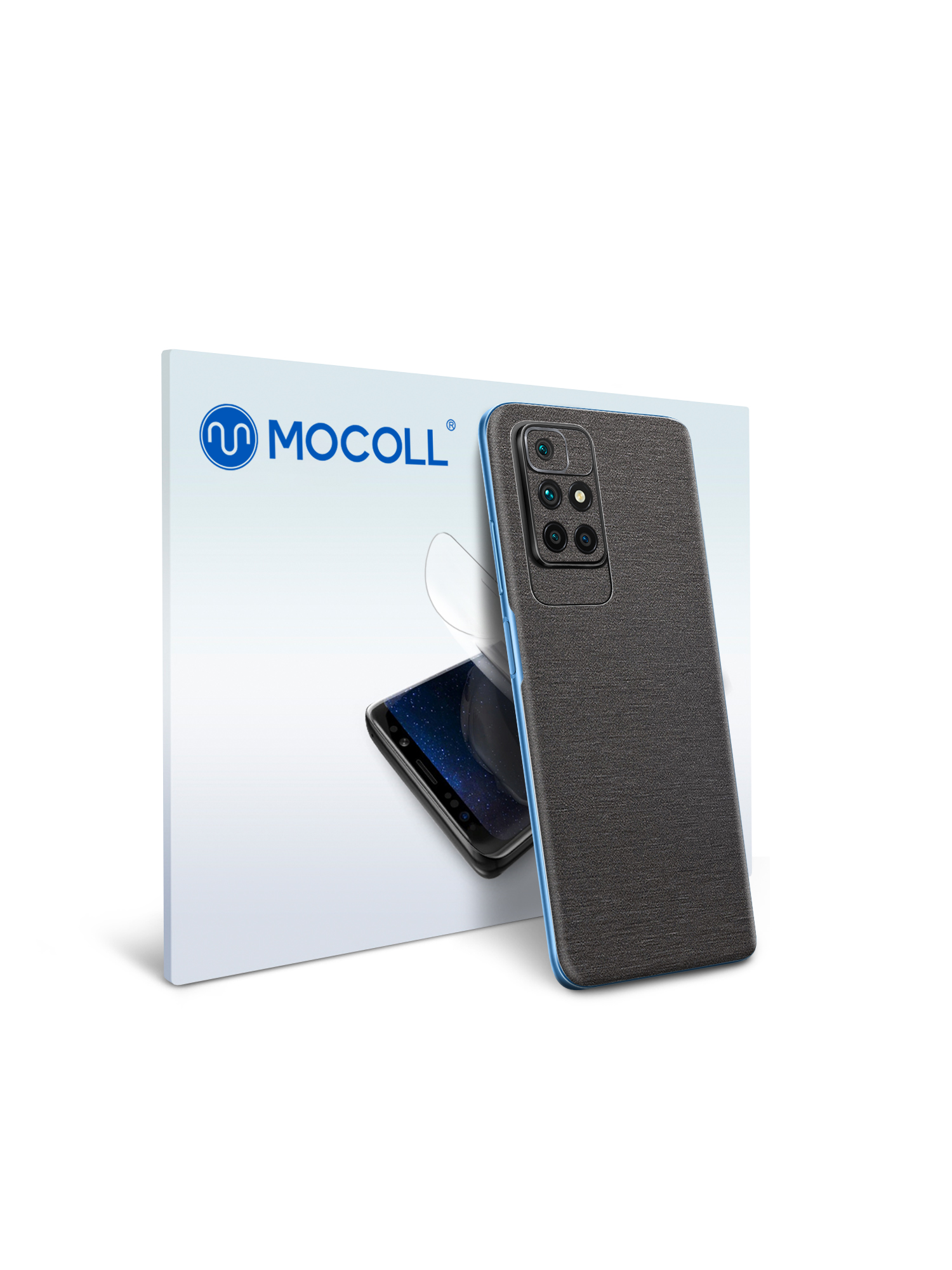 

Пленка защитная MOCOLL для задней панели Samsung Galaxy M12 Металлик Черный