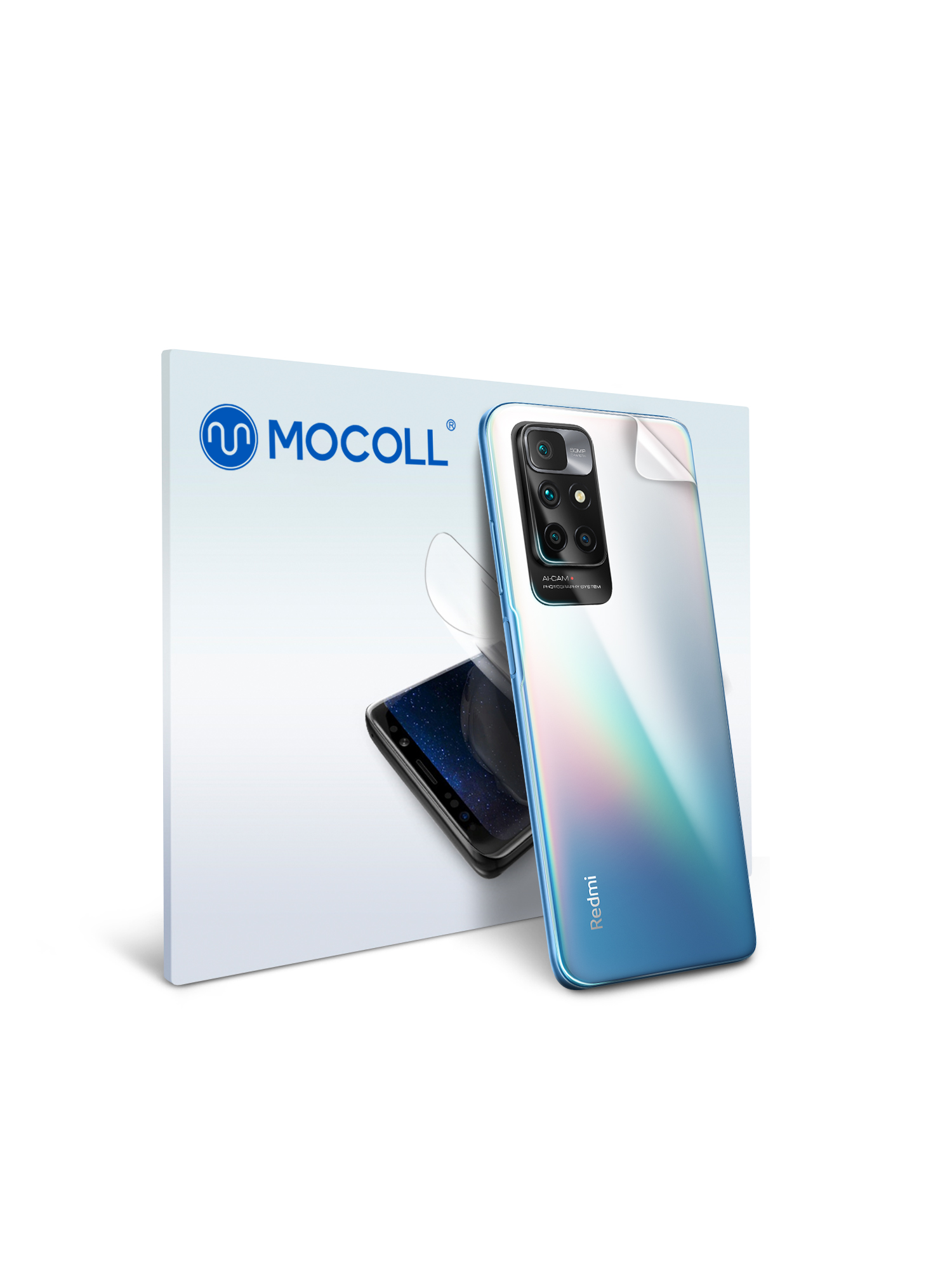

Пленка защитная MOCOLL для задней панели Samsung Galaxy M12 Прозрачная глянцевая