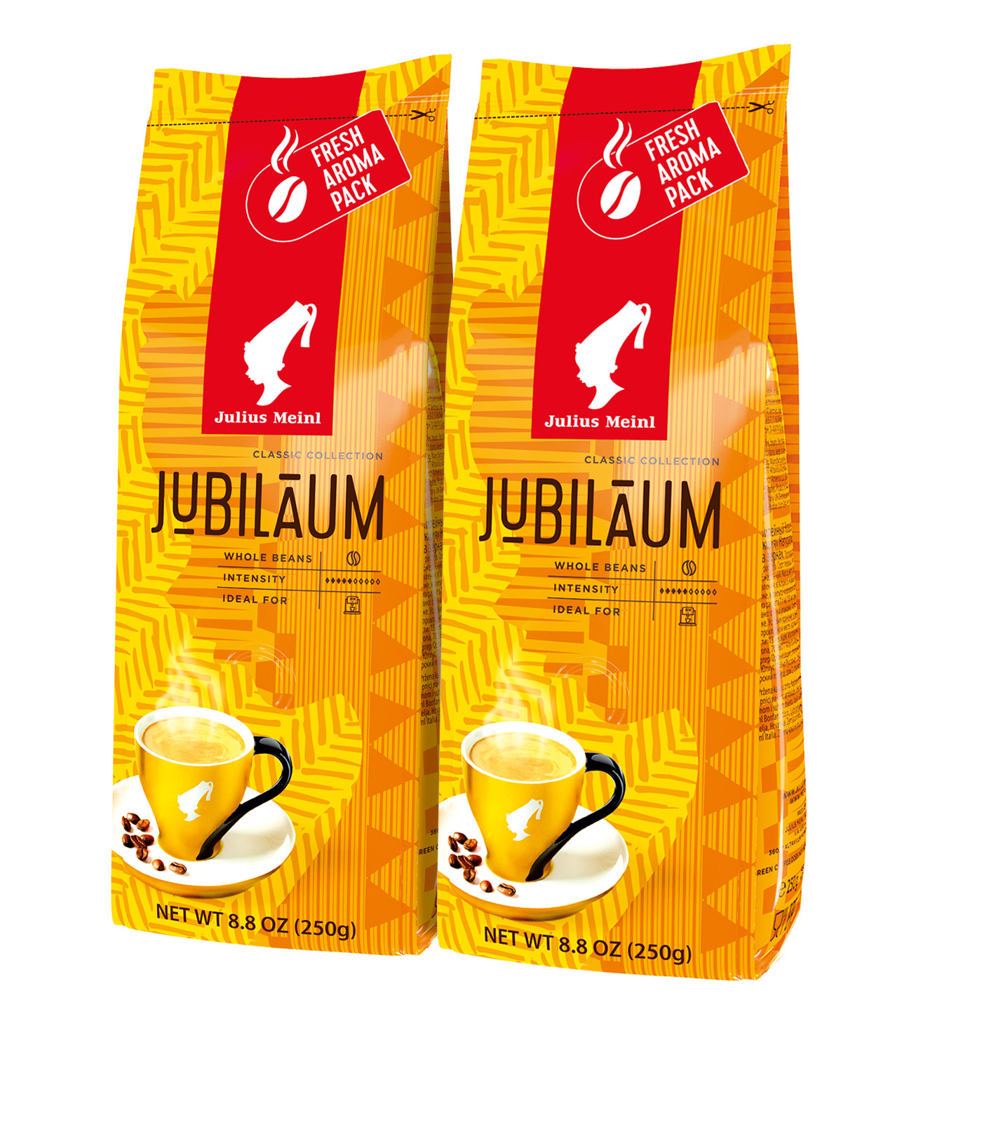 Кофе в зернах Julius Meinl Jubilaum Юбилейный, 250 г х 2 шт