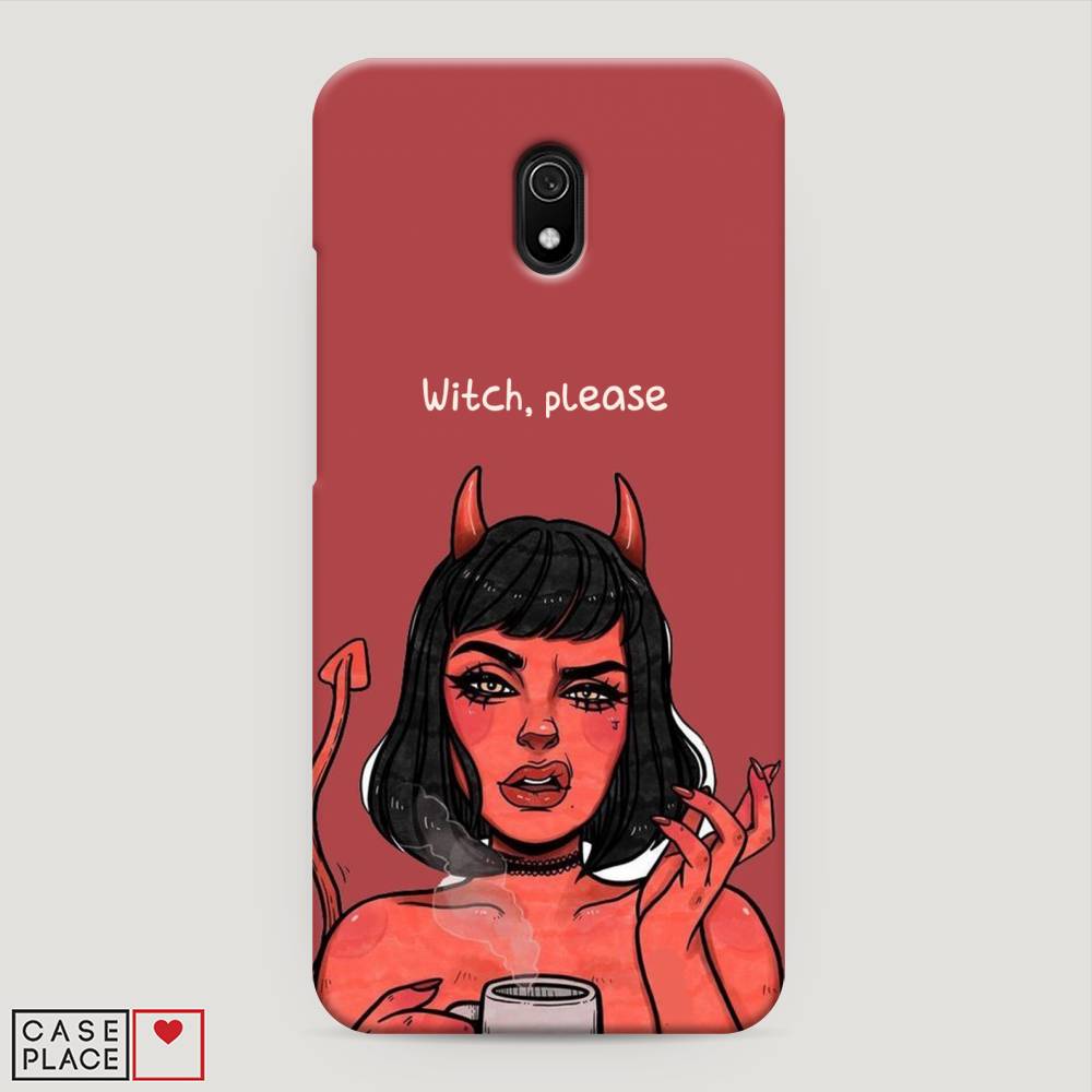 фото Пластиковый чехол "evil girl" на xiaomi redmi 8a awog