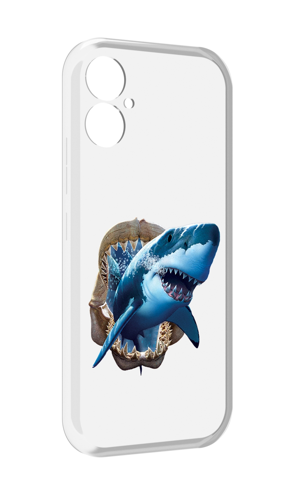 

Чехол MyPads челюсти для Tecno Spark 9 Pro \ Spark 9T, Прозрачный, Tocco