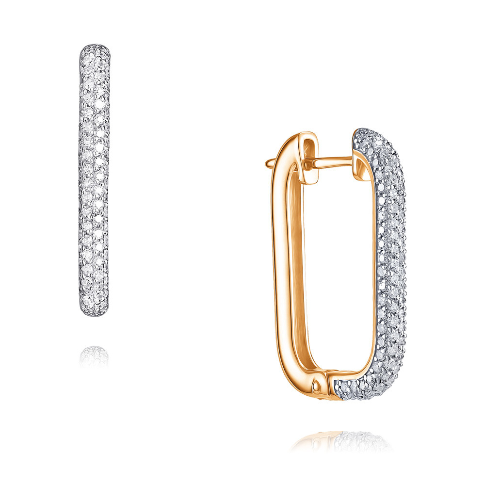 

Серьги из красного золота с бриллиантом ADAMAS 24040537/01-А50Д-41, 24040537/01-А50Д-41
