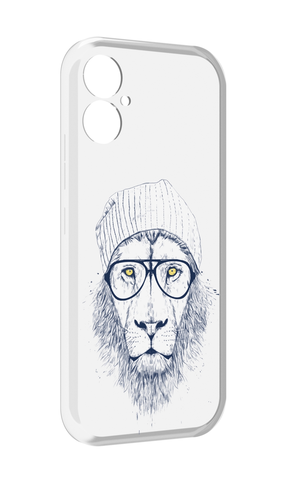 

Чехол MyPads хиппи лев для Tecno Spark 9 Pro \ Spark 9T, Прозрачный, Tocco