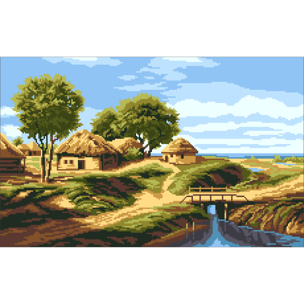Набор для вышивания Нитекс 2167 Сельский пейзаж