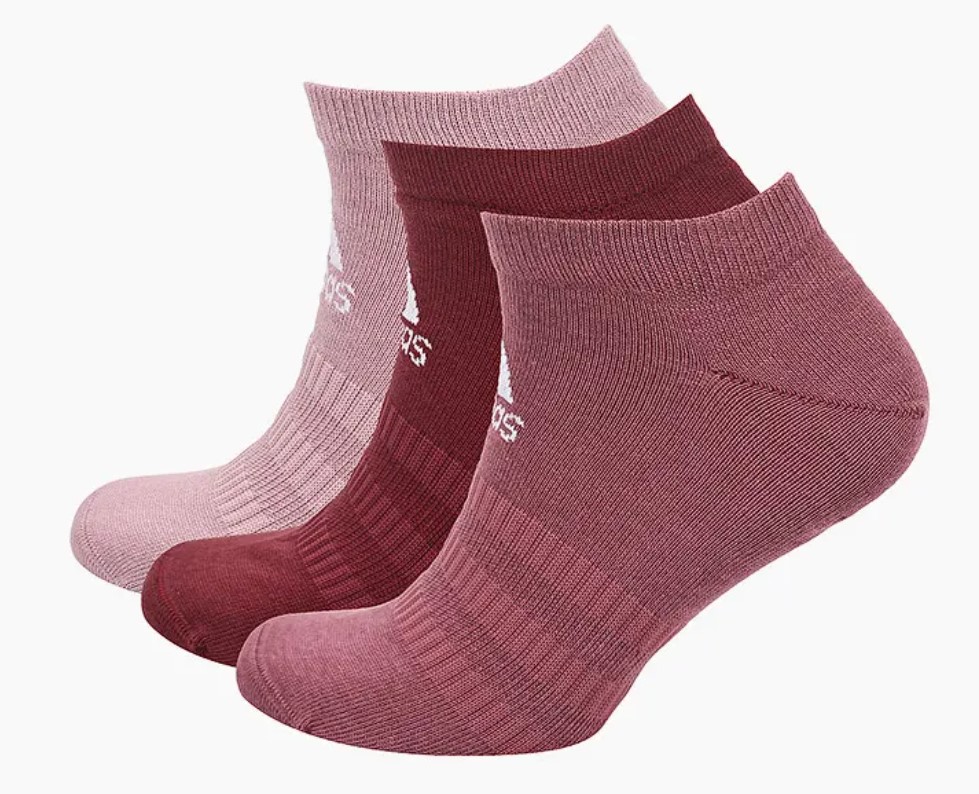 

Комплект носков мужских Adidas Light Low 3Pp Socks красных 45-47, Light Low 3Pp Socks
