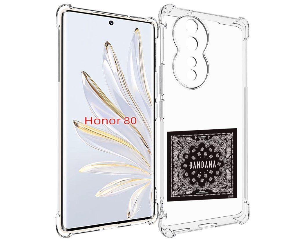 

Чехол MyPads Bandana I Big Baby Tape для Honor 80, Прозрачный, Tocco