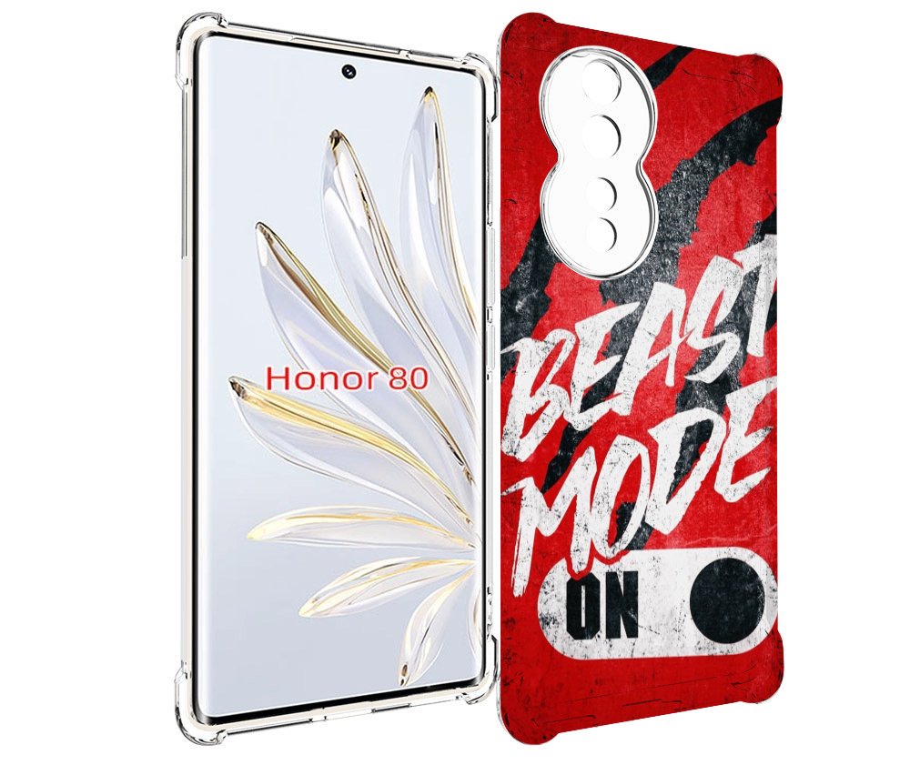 

Чехол MyPads BEAST inside You для Honor 80, Прозрачный, Tocco