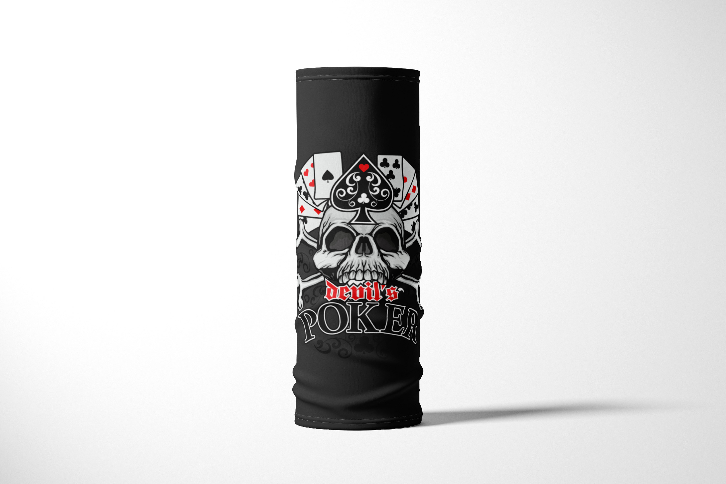 

Бандана / Бафф / Снуд-трансформер / Геймерам / Покер Poker, Черный;белый, BBuffVM_VM1750343