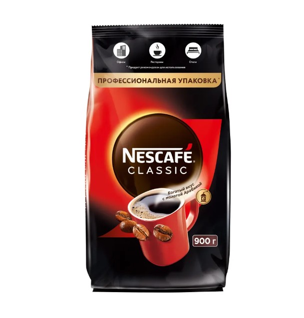 Кофе NESCAFE CLASSIC растворимый 900 г