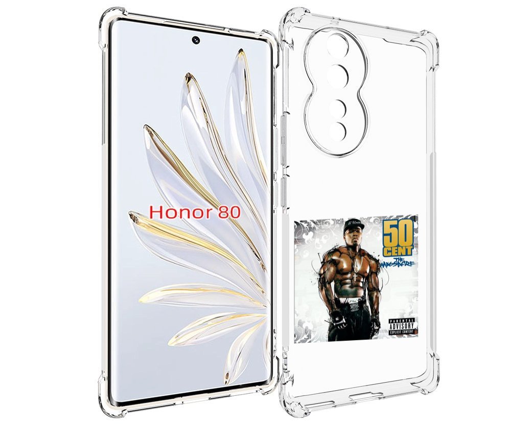 

Чехол MyPads 50 Cent - The Massacre для Honor 80, Прозрачный, Tocco