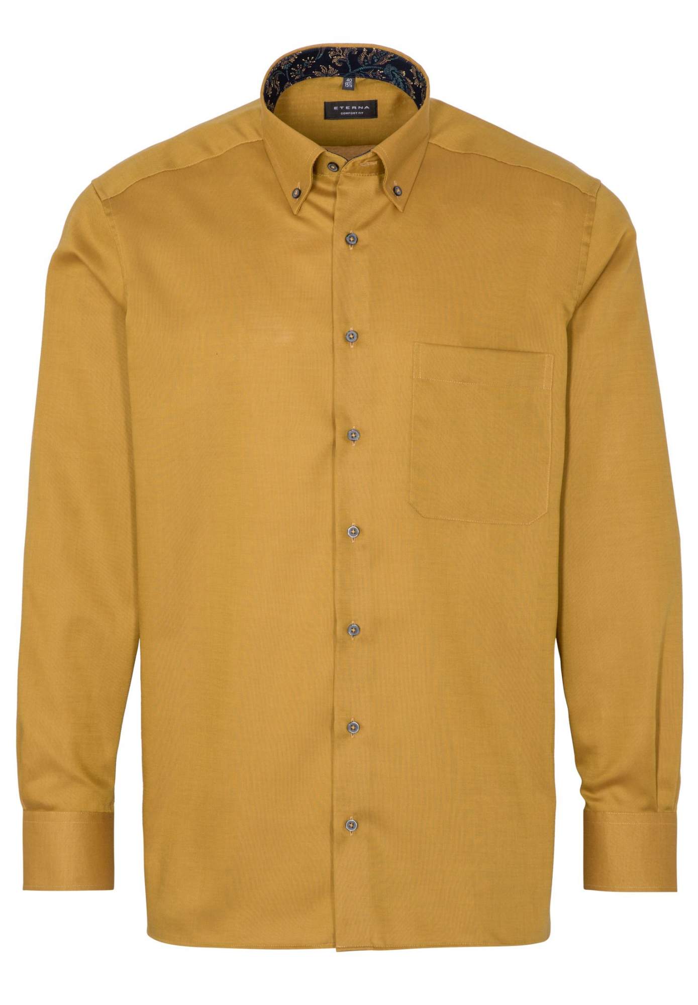 Рубашка мужская ETERNA 8834-73-E14L желтая 40