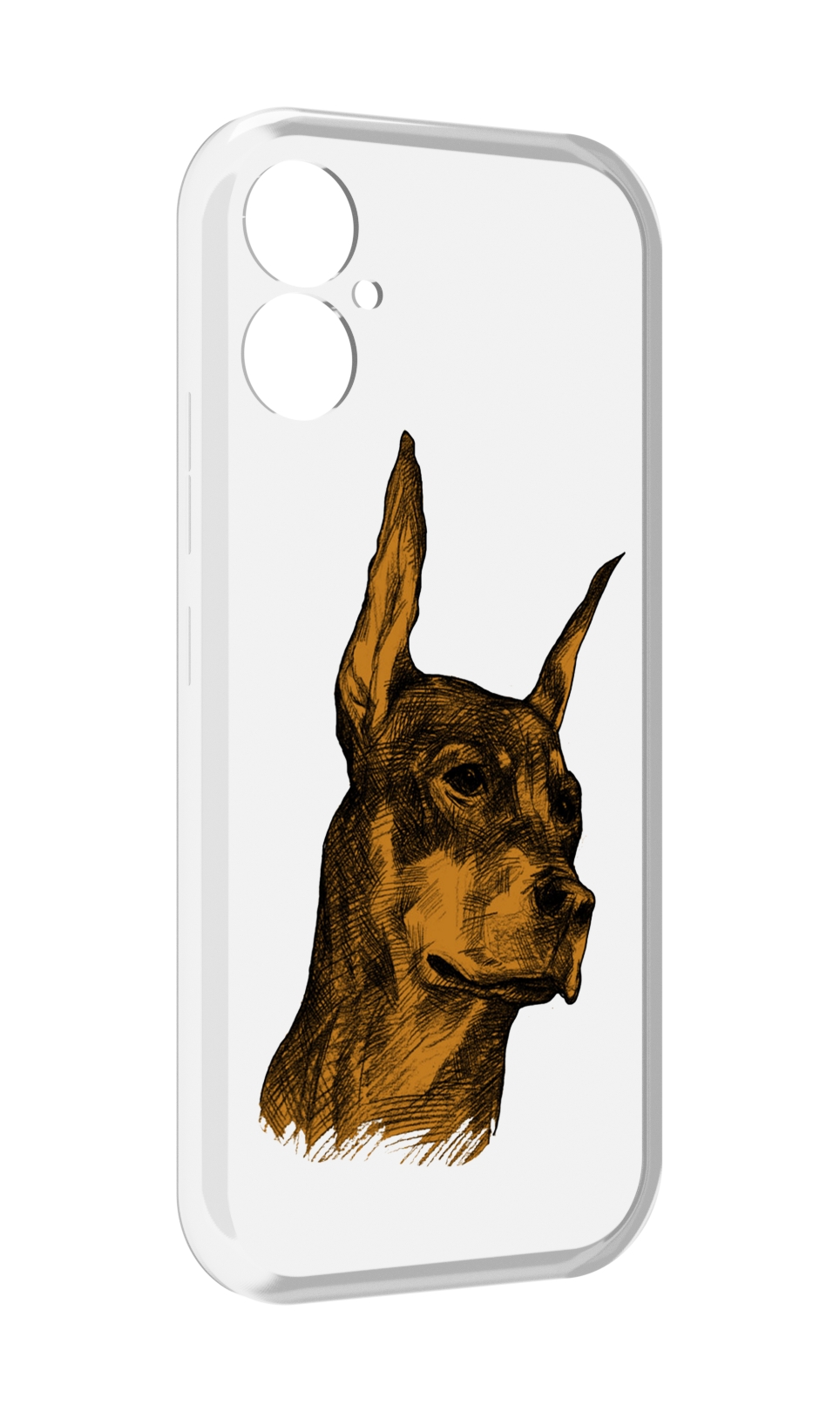 

Чехол MyPads скетч доберман для Tecno Spark 9 Pro \ Spark 9T, Прозрачный, Tocco