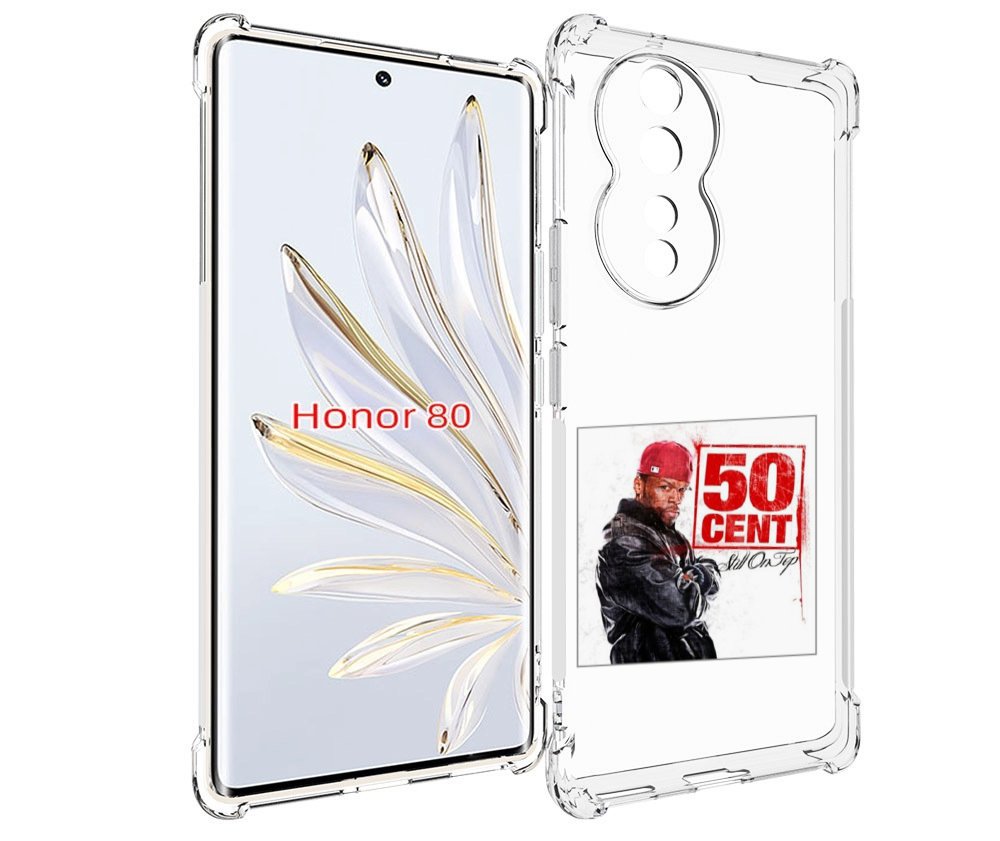 

Чехол MyPads 50 Cent - Still On Top для Honor 80, Прозрачный, Tocco