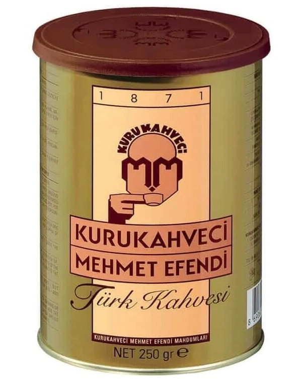 Турецкий молотый кофе для турки/джезвы Kurukahveci Mehmet Efendi (Мехмет Эфенди), 250г.
