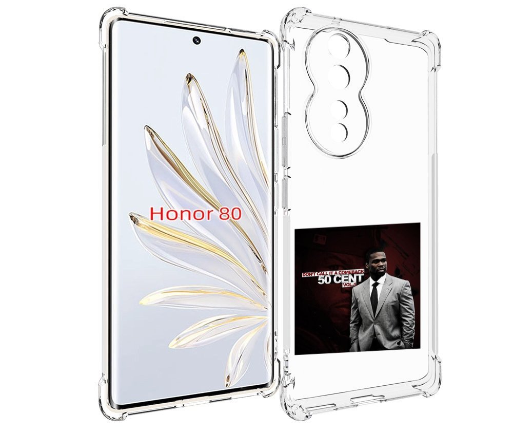 

Чехол MyPads 50 Cent - Dont Call It A Comeback Vol для Honor 80, Прозрачный, Tocco