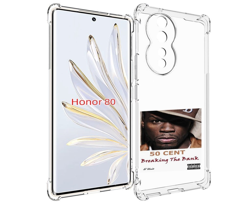 

Чехол MyPads 50 Cent - Breaking The Bank для Honor 80, Прозрачный, Tocco