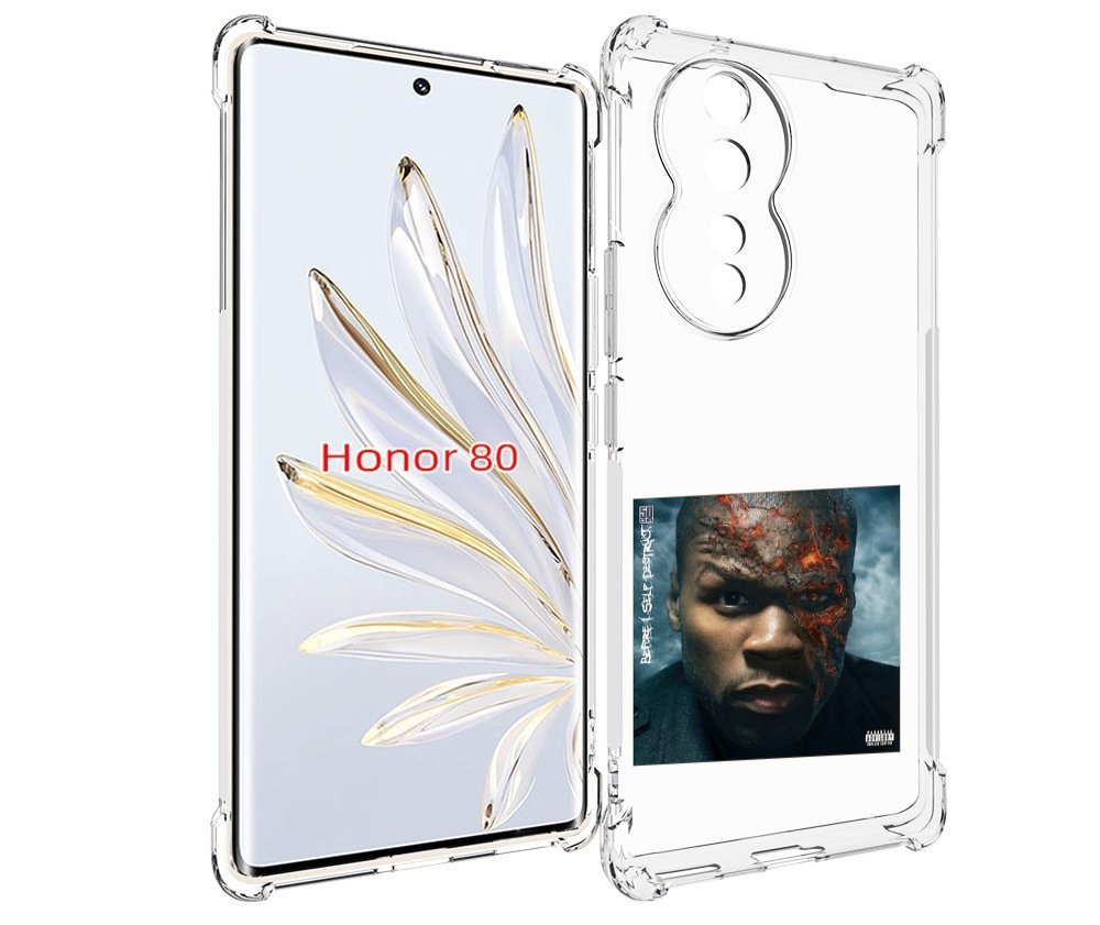 

Чехол MyPads 50 Cent - Before I Self Destruct мужской для Honor 80, Прозрачный, Tocco