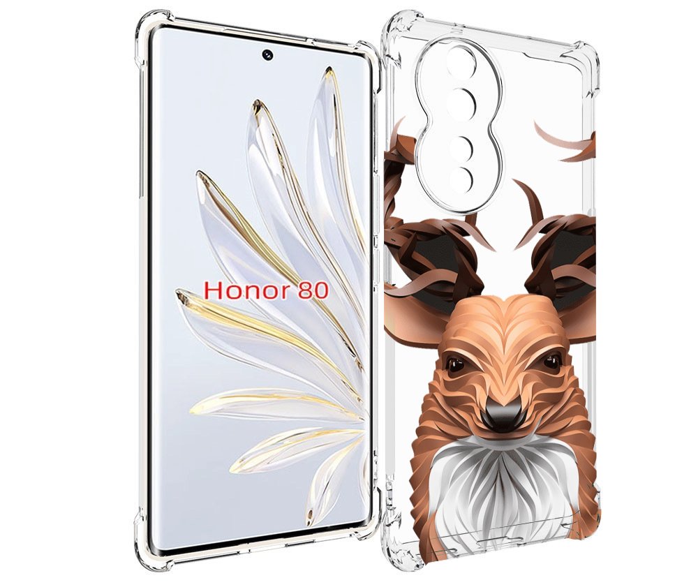 

Чехол MyPads 3D-олень для Honor 80, Прозрачный, Tocco